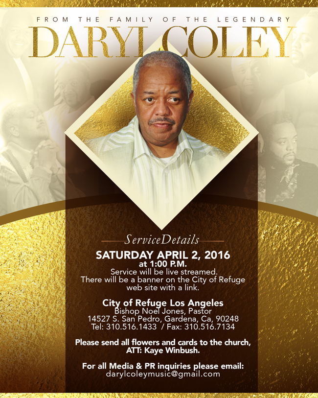 daryl coley homegoing