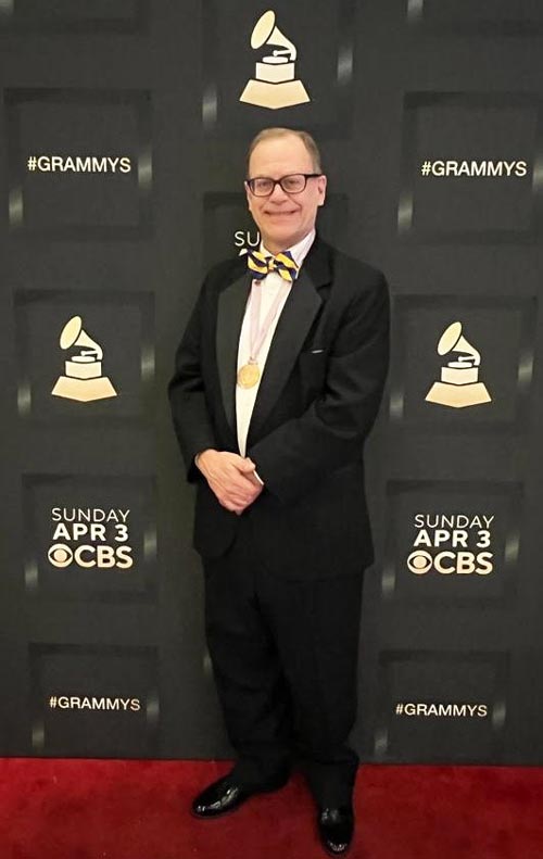 Bob Marovich at the Grammys