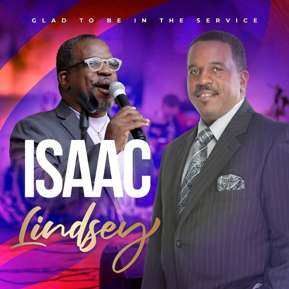 cover to Isaac Lindsey's single "Happy to be in the Service"