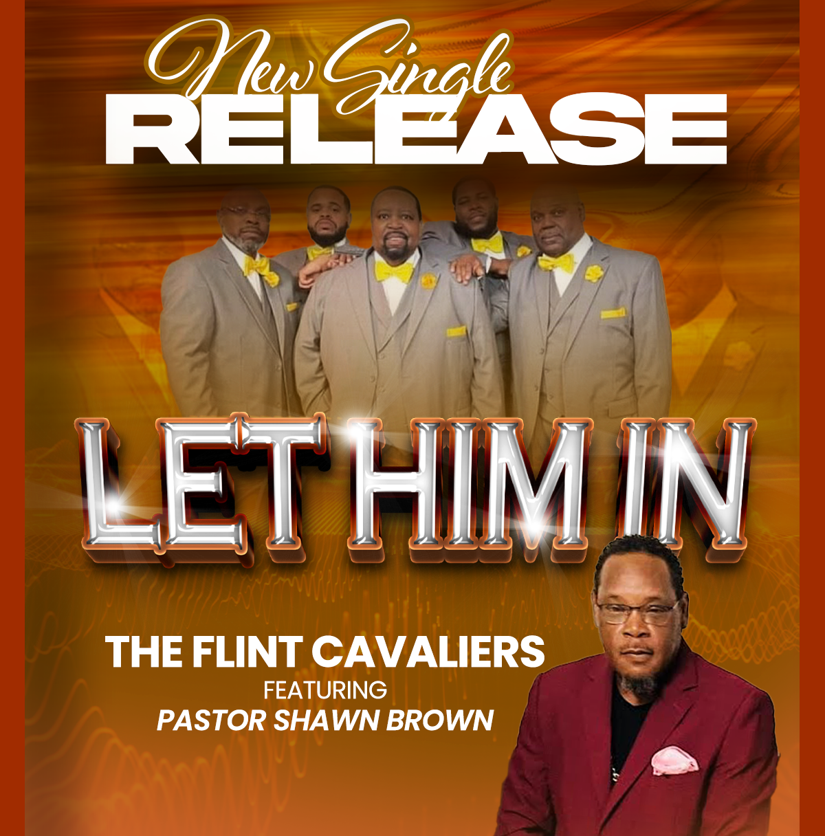 Art for Flint Cavaliers single, "Let Him In"