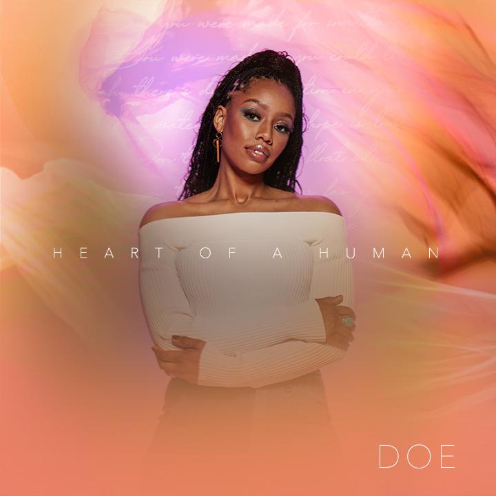 Album cover art for DOE - Heart of a Human