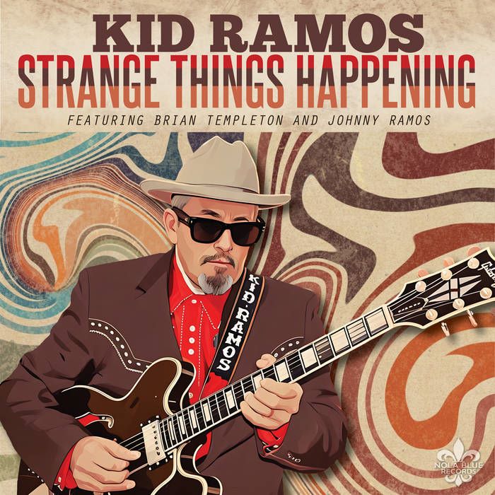 Cover art for Kid Ramos album Strange Things Happening