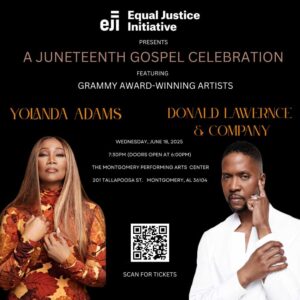 Ad for Juneteenth concert in Montgomery, Alabama 2025