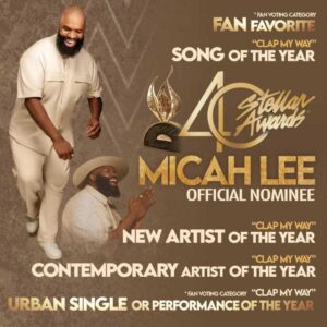 Stellar Award nominations for Micah Lee