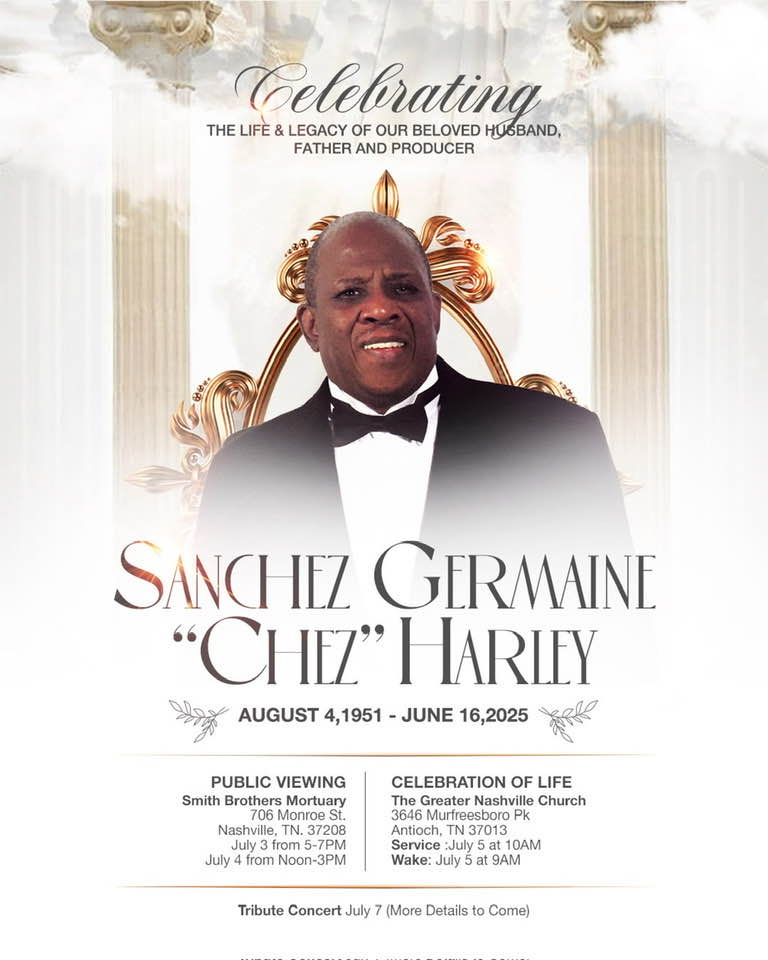 Celebration of Life Details for Sanchez Harley