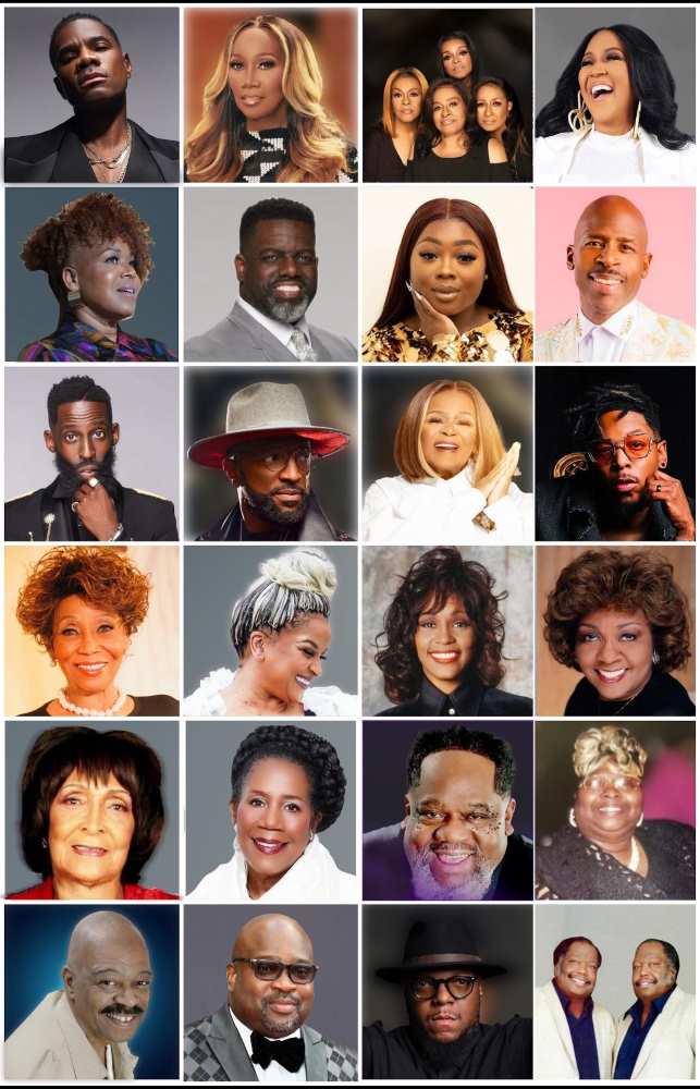 Photos of 2025 inductees in the Gospel Music Hall of Fame, Missouri