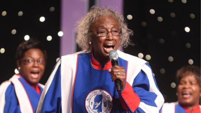 Mosie Burks of the Mississippi Mass Choir