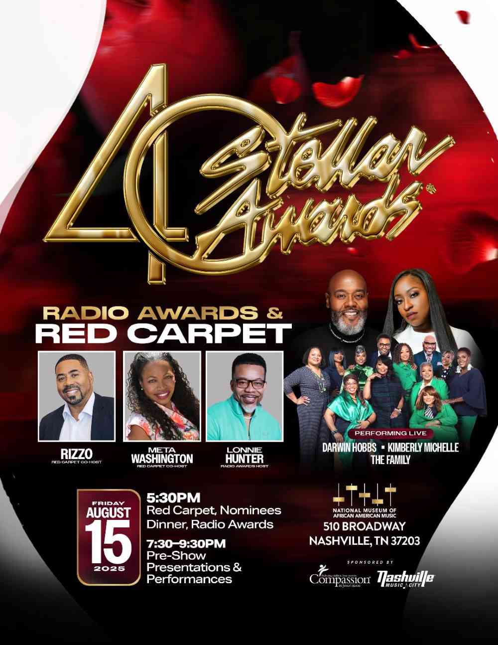 Information on Stellar Awards events for 2025