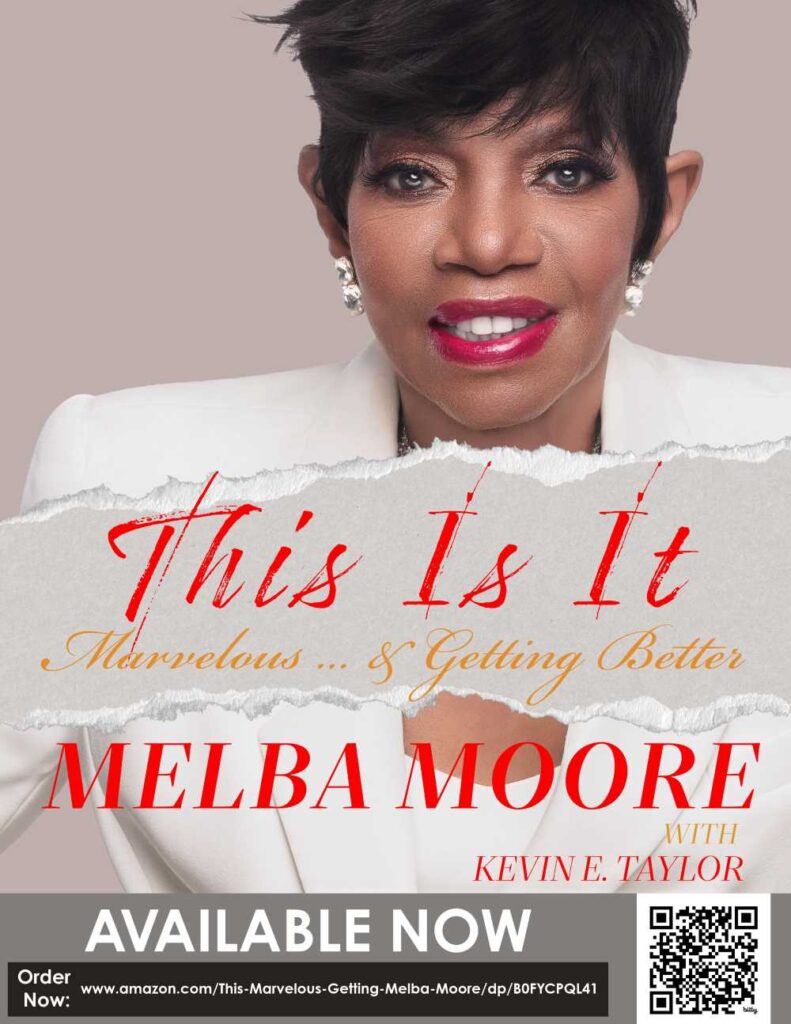 Advertisement for Melba Moore's memoir, "This Is It"