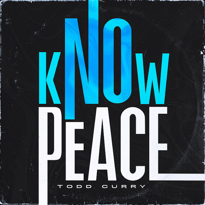 Cover art for Todd Curry's gospel single, "kNOw Peace"