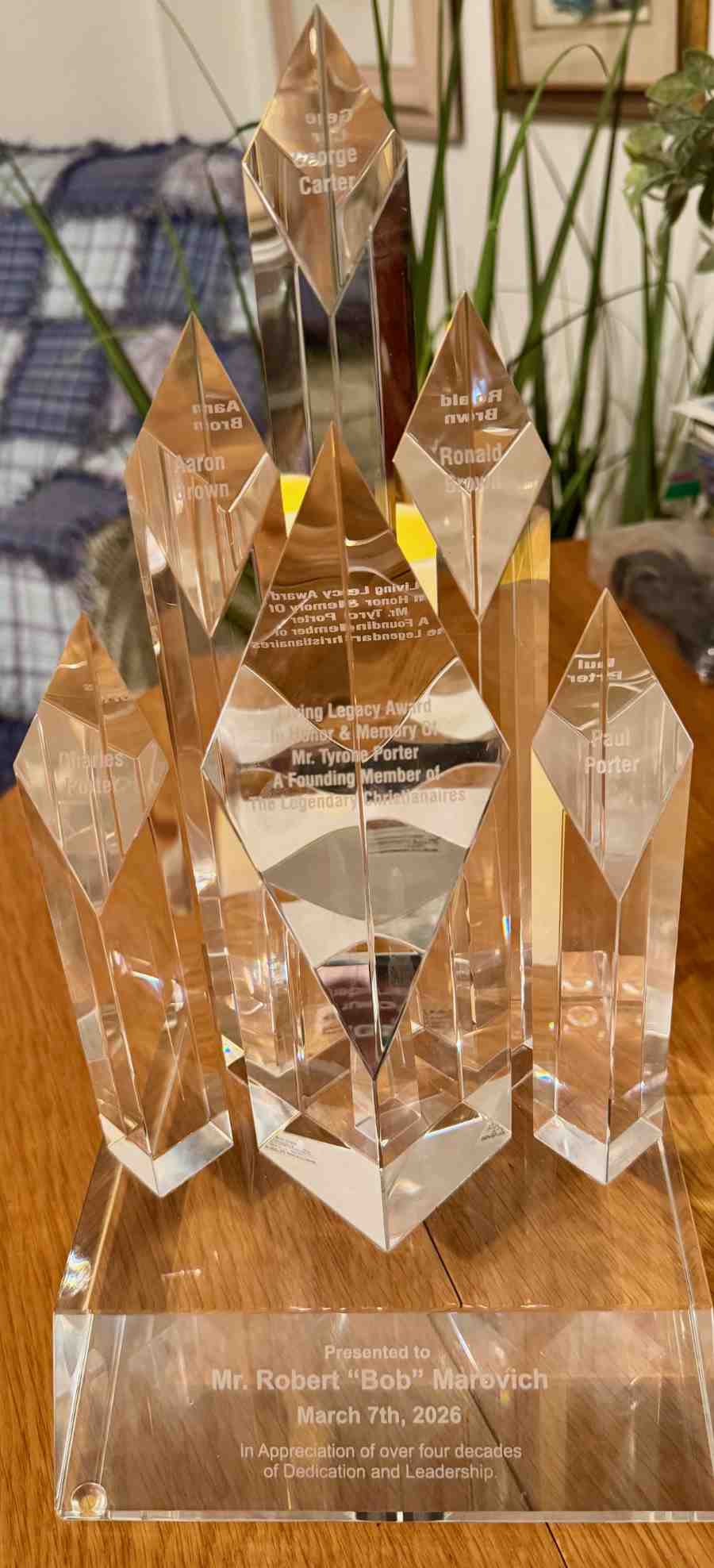 Photo of Living Legacy Award