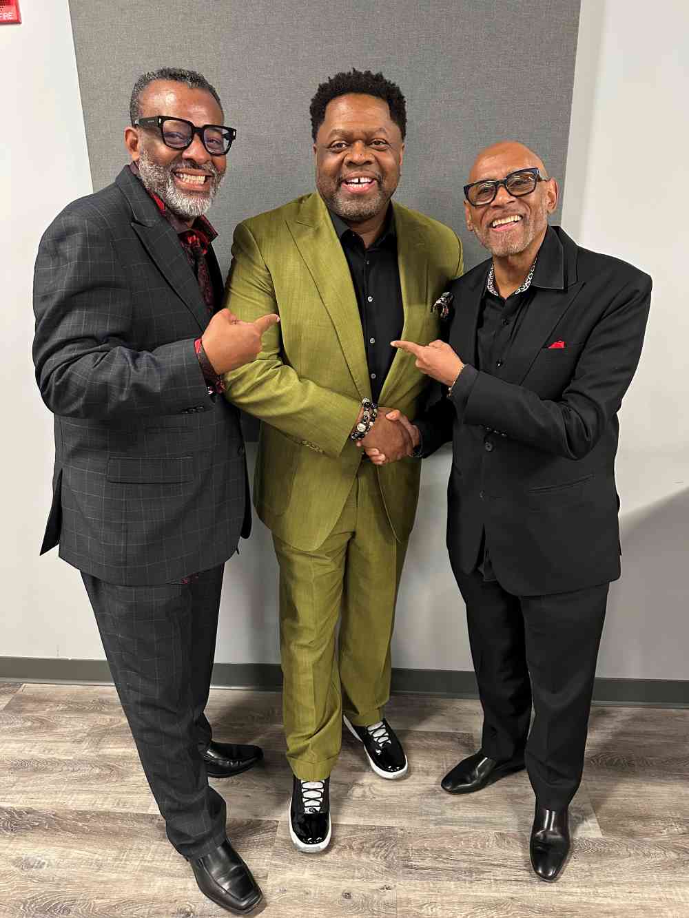 Photo of Bishop Paul S. Morton, Jerry Q. Parries and Stephen Hurd