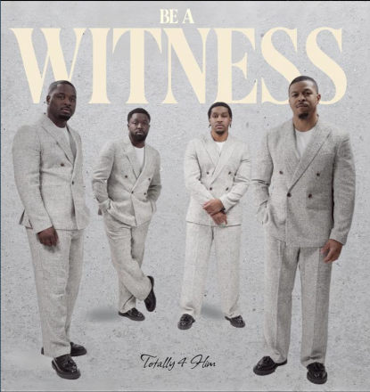 Cover art for Totally 4 Him's single "Be a Witness"
