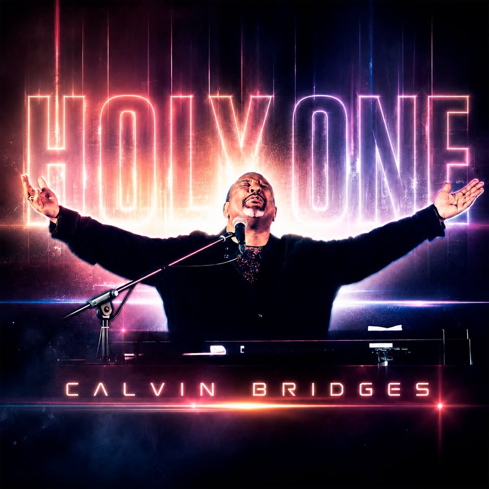 Cover art for Calvin Bridges' single, "Holy One"