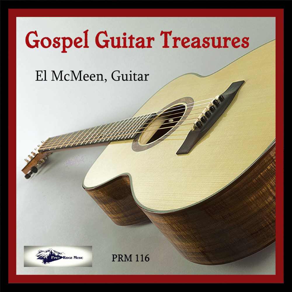 Cover art for El McMeen's album, "Gospel Guitar Treasures"