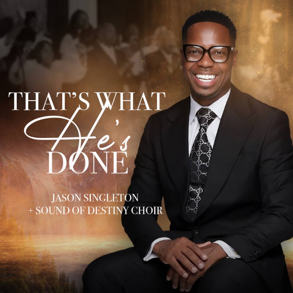 Cover art for Jason Singleton single, "That's What He's Done"