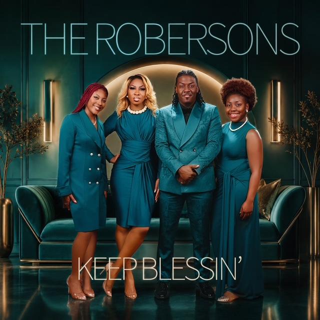 Cover art for single by The Robersons: "Keep Blessin'"